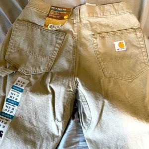 WORK relaxed fit Carharrt pants, never once worn, just came out of the package